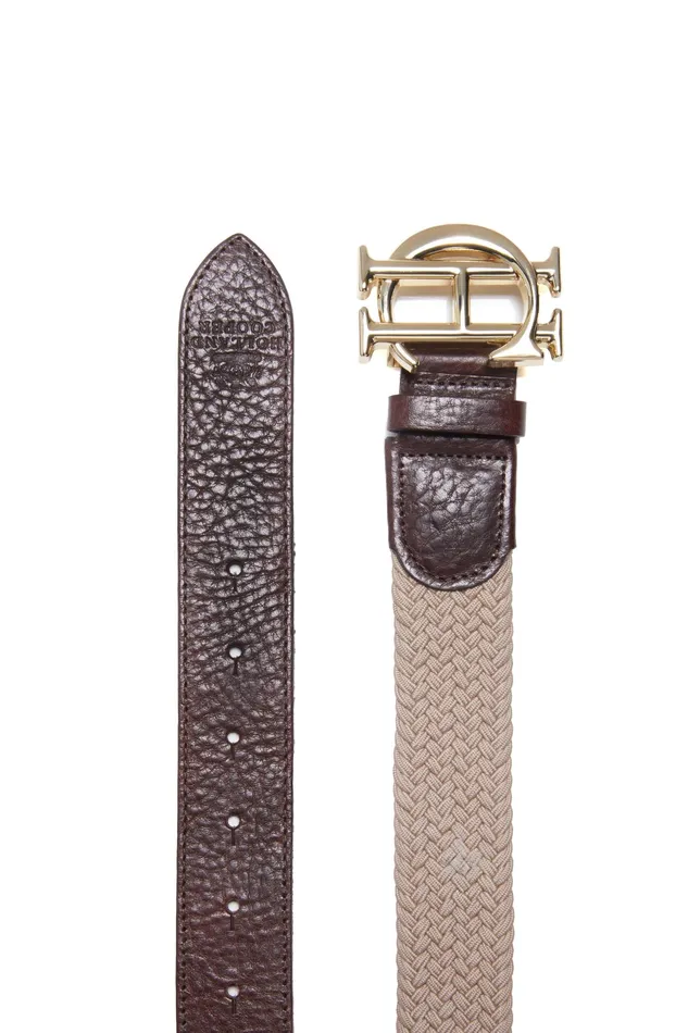 Holland Cooper HC Heritage Belt Taupe Women Belts Holland Cooper HC Heritage Belt Taupe Women Belts