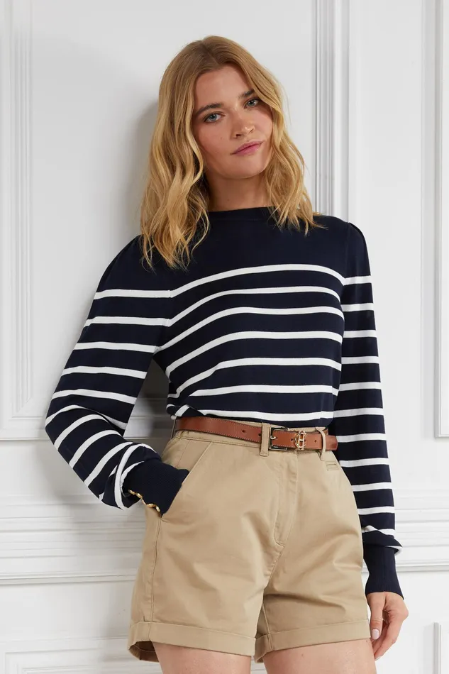 Holland Cooper Kelsie Crew Neck Knit Women Knitwear Holland Cooper Kelsie Crew Neck Knit Women Knitwear