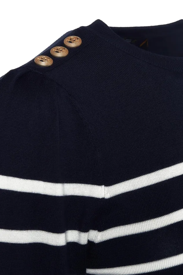Holland Cooper Kelsie Crew Neck Knit Women Knitwear Holland Cooper Kelsie Crew Neck Knit Women Knitwear