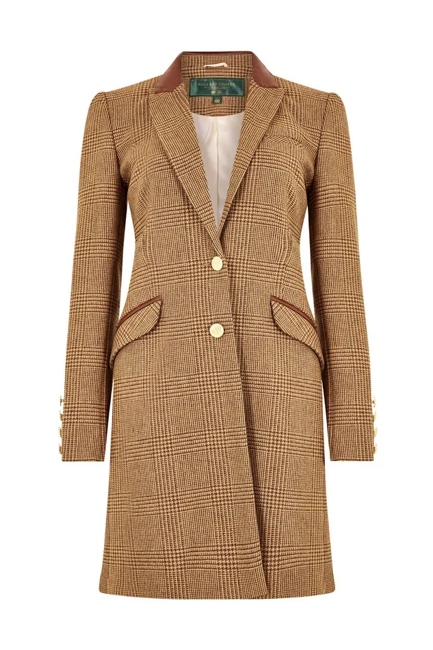Holland Cooper Kempton Coat Tawny Women Tailoring