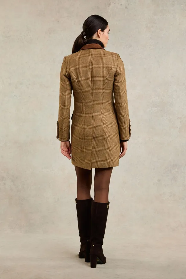 Holland Cooper Kempton Coat Tawny Women Tailoring