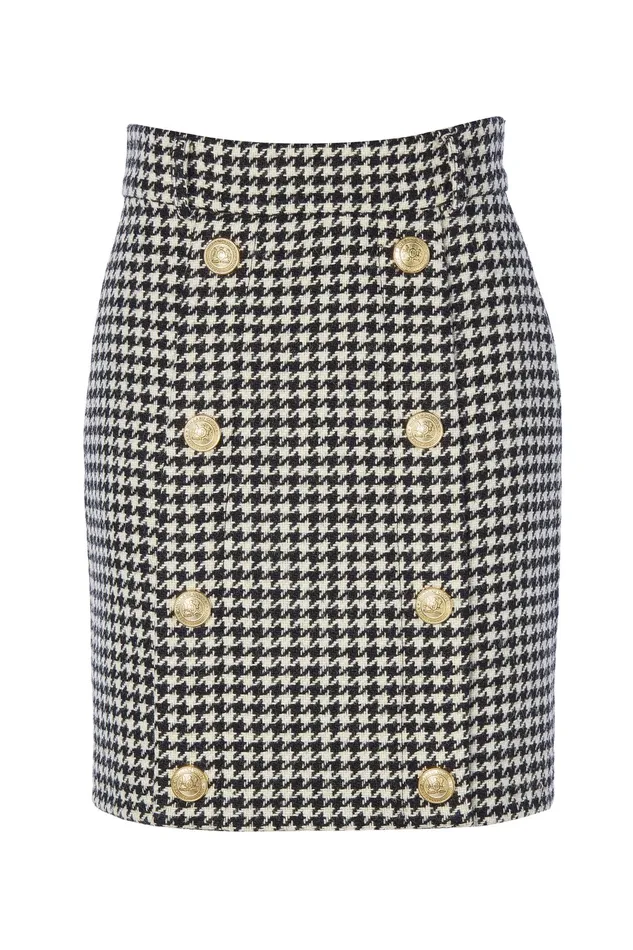 Holland Cooper Knightsbridge Skirt Houndstooth Women Tailoring Holland Cooper Knightsbridge Skirt Houndstooth Women Tailoring