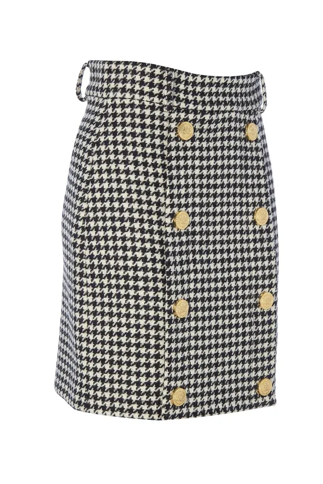 Holland Cooper Knightsbridge Skirt Houndstooth Women Tailoring Holland Cooper Knightsbridge Skirt Houndstooth Women Tailoring