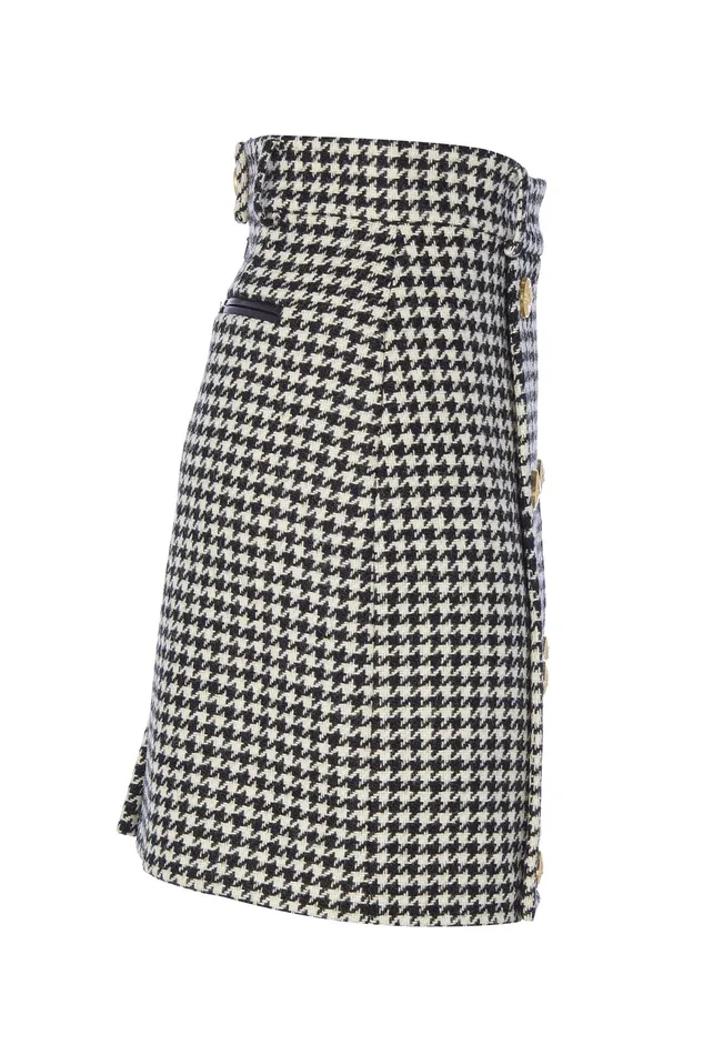 Holland Cooper Knightsbridge Skirt Houndstooth Women Tailoring Holland Cooper Knightsbridge Skirt Houndstooth Women Tailoring