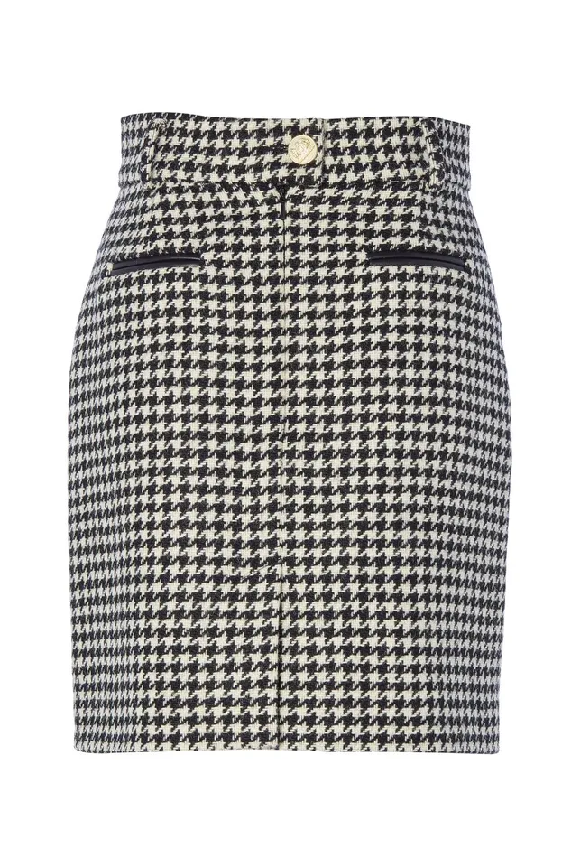 Holland Cooper Knightsbridge Skirt Houndstooth Women Tailoring Holland Cooper Knightsbridge Skirt Houndstooth Women Tailoring