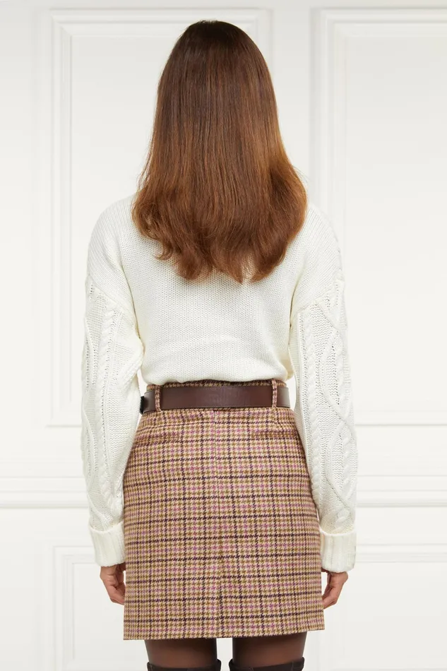 Holland Cooper Knightsbridge Skirt Sudeley Pink Women Tailoring Holland Cooper Knightsbridge Skirt Sudeley Pink Women Tailoring