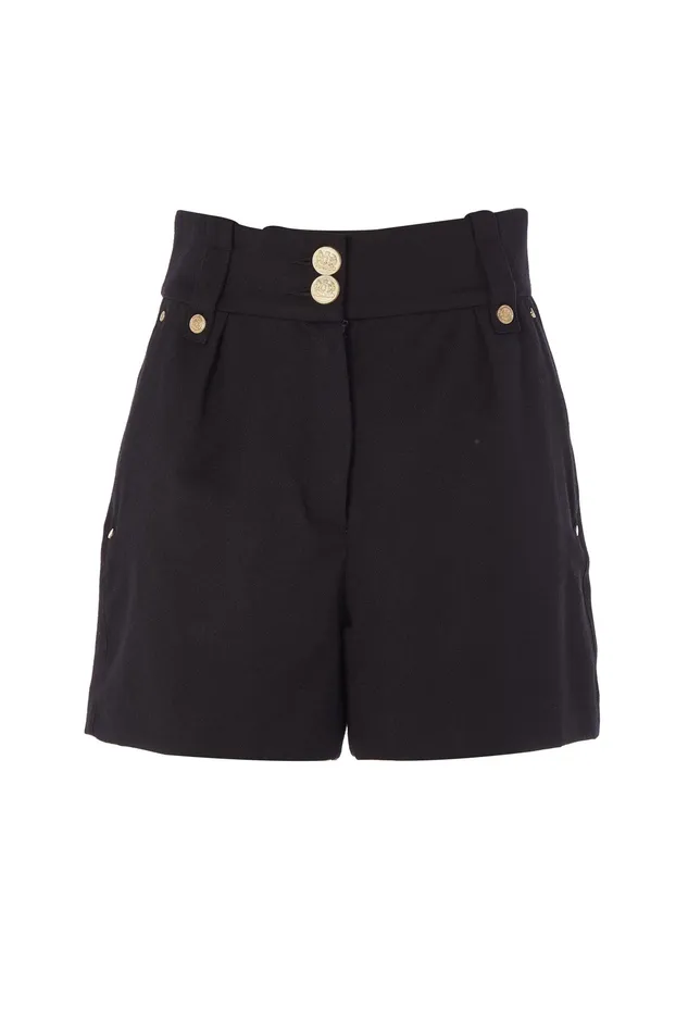 Holland Cooper Luxe Tailored Short Black Barathea Women Tailoring Holland Cooper Luxe Tailored Short Black Barathea Women Tailoring