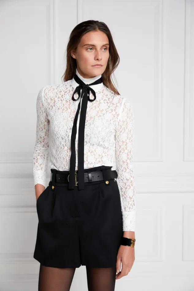 Holland Cooper Luxe Tailored Short Black Barathea Women Tailoring Holland Cooper Luxe Tailored Short Black Barathea Women Tailoring