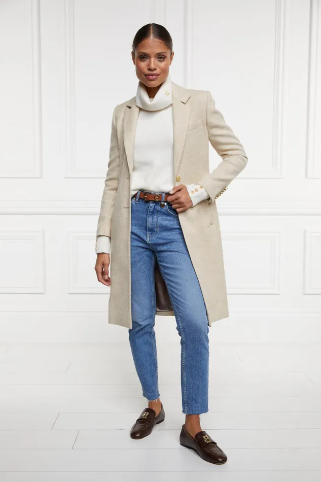 Holland Cooper Regency Coat Biscuit Women Tailoring