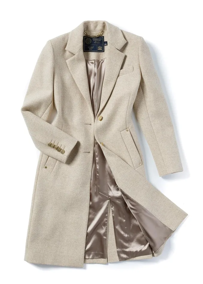 Holland Cooper Regency Coat Biscuit Women Tailoring