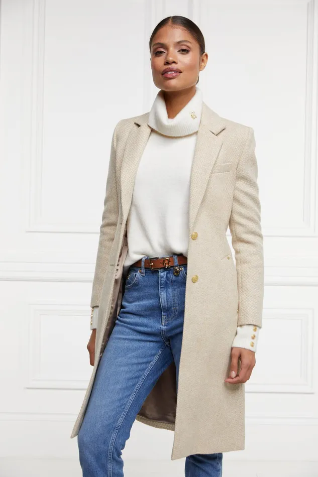 Holland Cooper Regency Coat Biscuit Women Tailoring