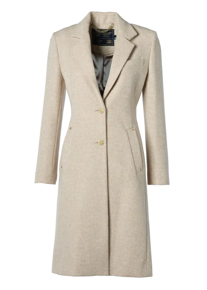 Holland Cooper Regency Coat Biscuit Women Tailoring
