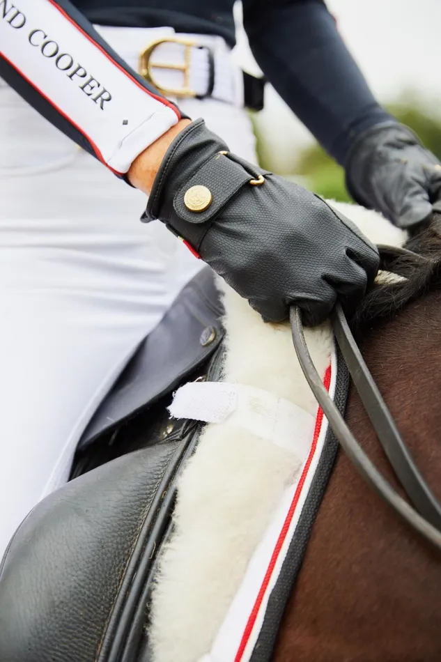 Holland Cooper Riding Glove Black Women Riding Gloves