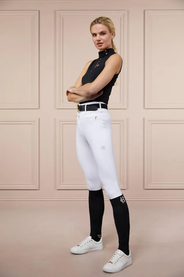 Holland Cooper Riding Sock Black Women Riding Socks