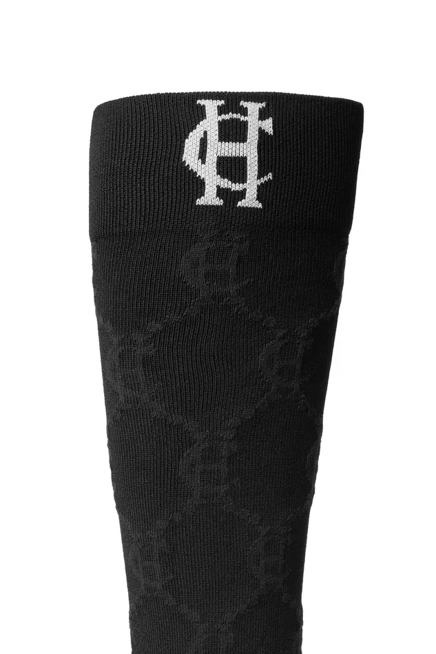 Holland Cooper Riding Sock Black Women Riding Socks