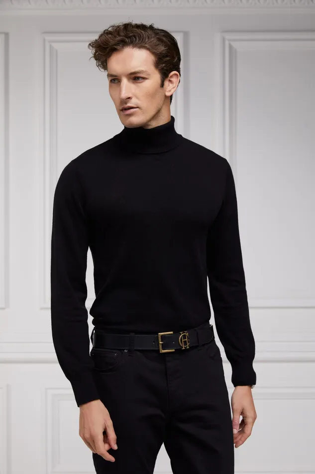 Holland Cooper S Classic Belt Black Men Belts Holland Cooper S Classic Belt Black Men Belts