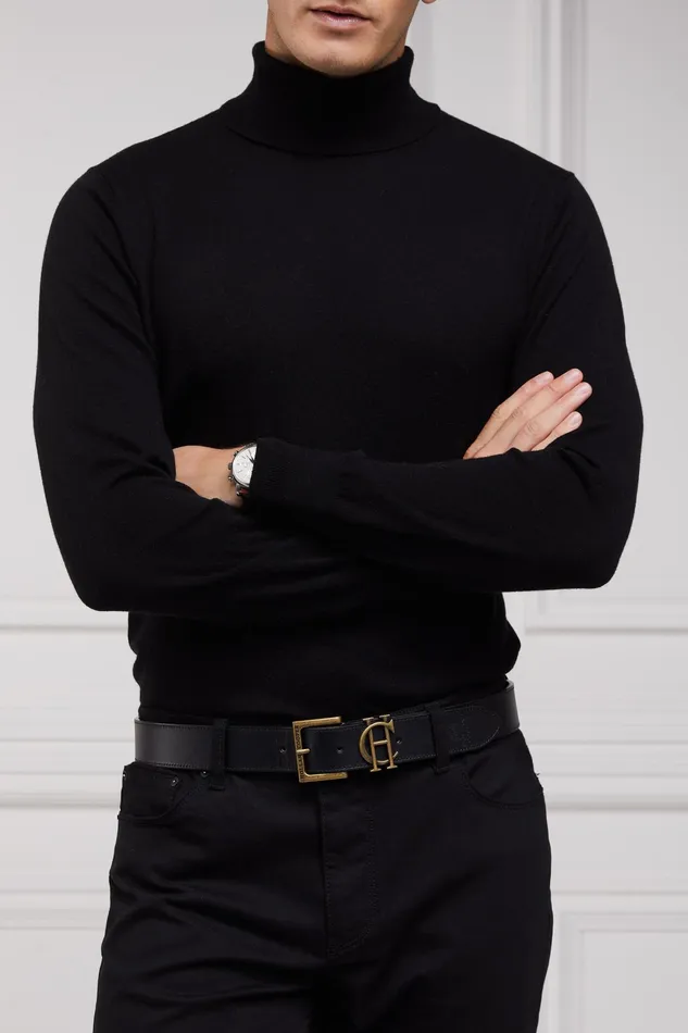 Holland Cooper S Classic Belt Black Men Belts Holland Cooper S Classic Belt Black Men Belts