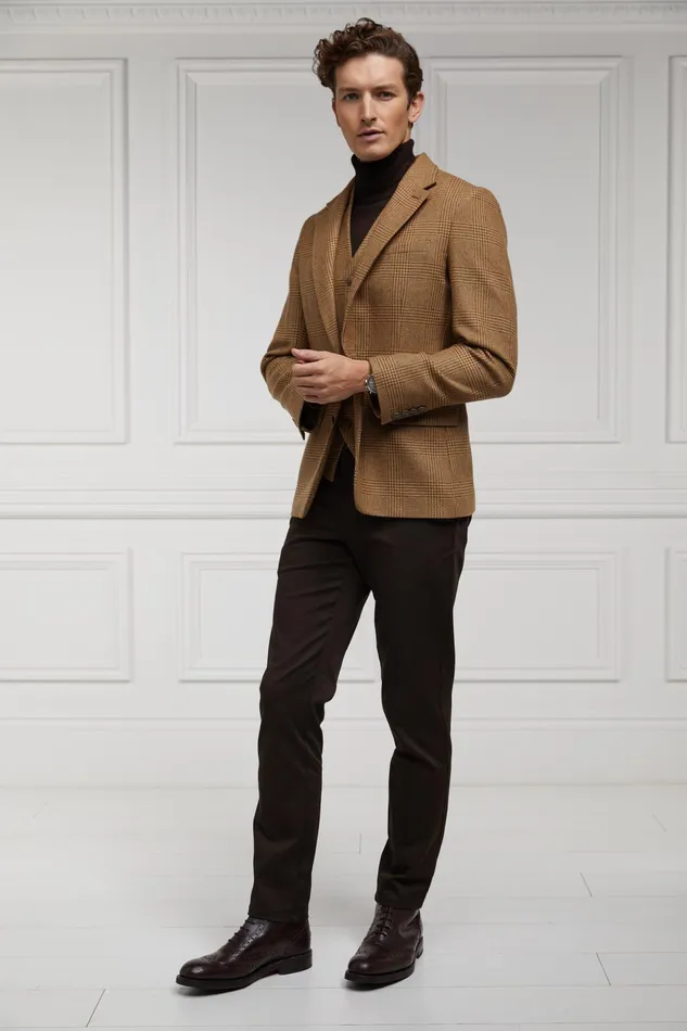 Holland Cooper The Single Breasted Blazer Tawny Men Blazers Holland Cooper The Single Breasted Blazer Tawny Men Blazers