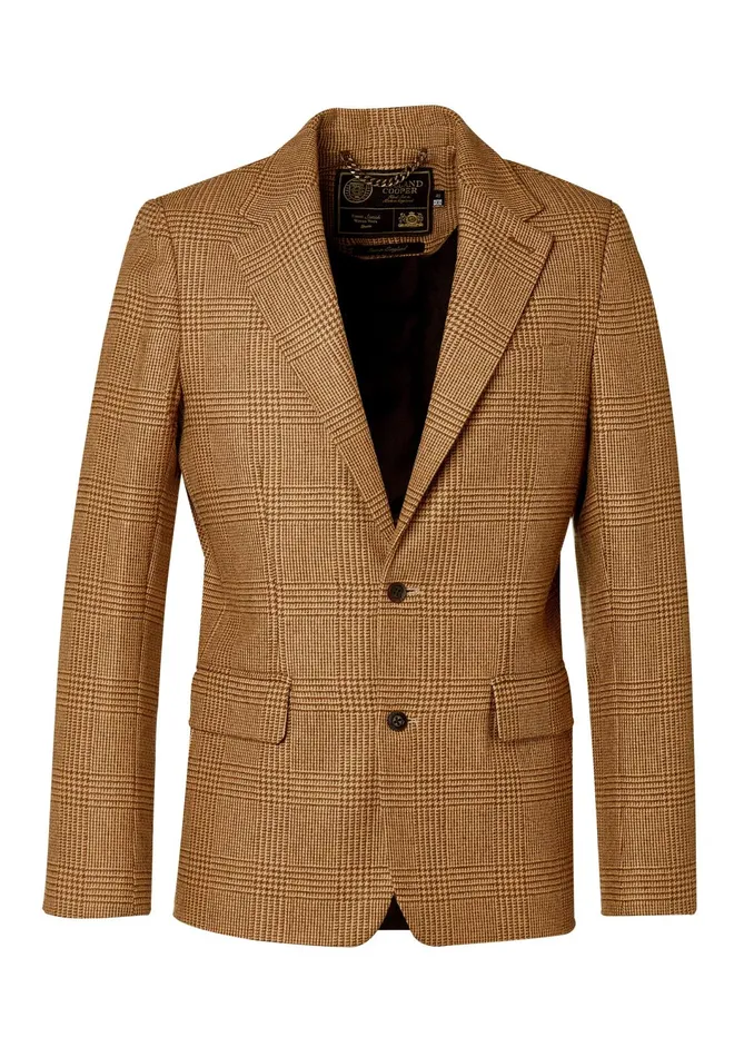 Holland Cooper The Single Breasted Blazer Tawny Men Blazers Holland Cooper The Single Breasted Blazer Tawny Men Blazers