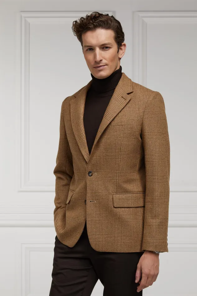Holland Cooper The Single Breasted Blazer Tawny Men Blazers Holland Cooper The Single Breasted Blazer Tawny Men Blazers