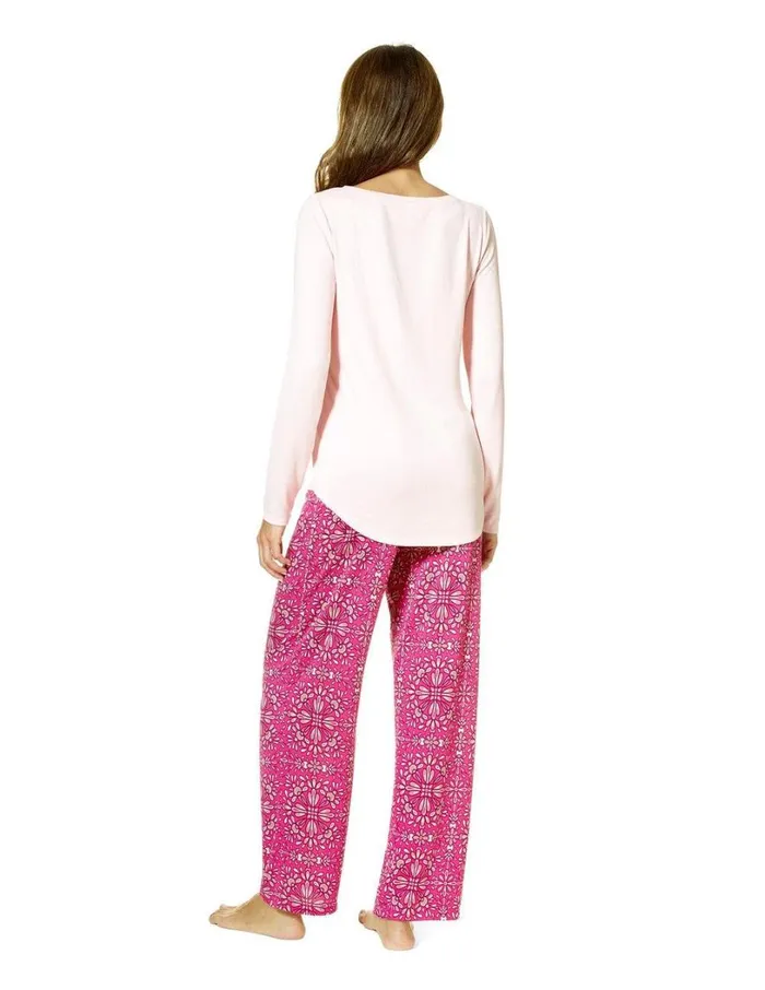 Hue Skater039s Bouquet PJ Set Lotus Women Sets