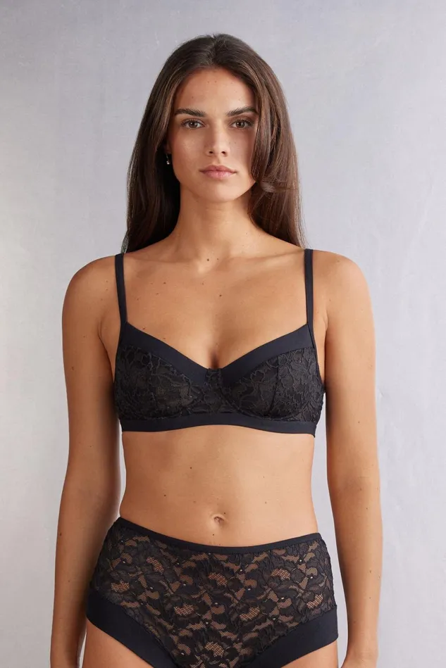 Intimissimi Balconette Women Delicate Pieces Daniela Balconette Bra 019 8211 Black Intimissimi Balconette Women Delicate Pieces Daniela Balconette Bra 019 8211 Black