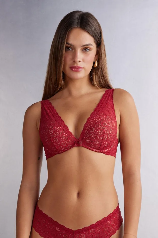 Intimissimi Balconette Women Giorgia Balconette Bra In Lace Red 1473 8211 Rosso Intimissimi Balconette Women Giorgia Balconette Bra In Lace Red 1473 8211 Rosso