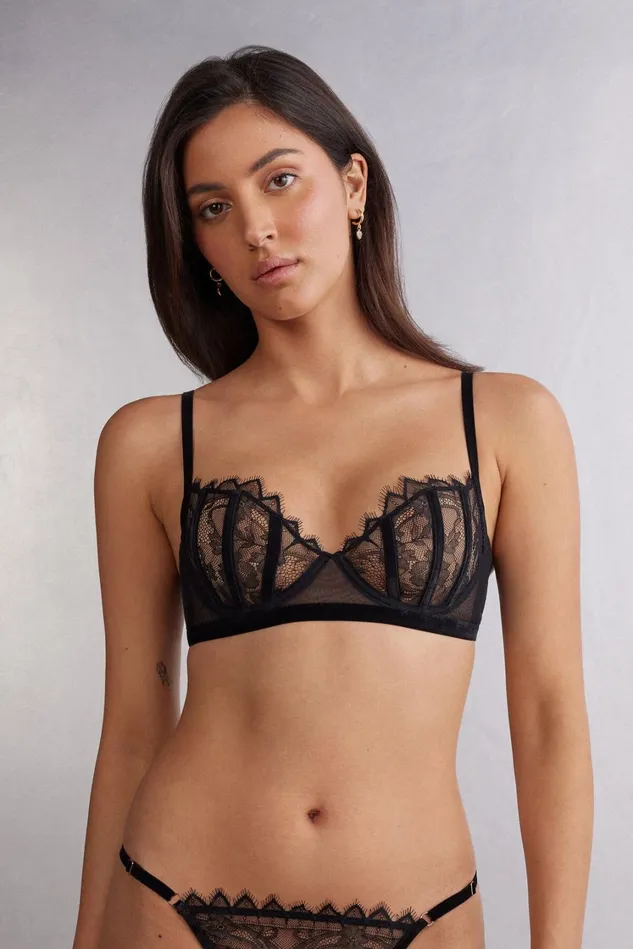 Intimissimi Balconette Women Intriguing Beauty Balconette Bra Black 019 8211 Black Intimissimi Balconette Women Intriguing Beauty Balconette Bra Black 019 8211 Black