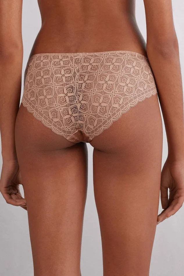 Intimissimi Bikini Panties Women Silk And Lace Briefs Natural 163i 8211 Satin Pink