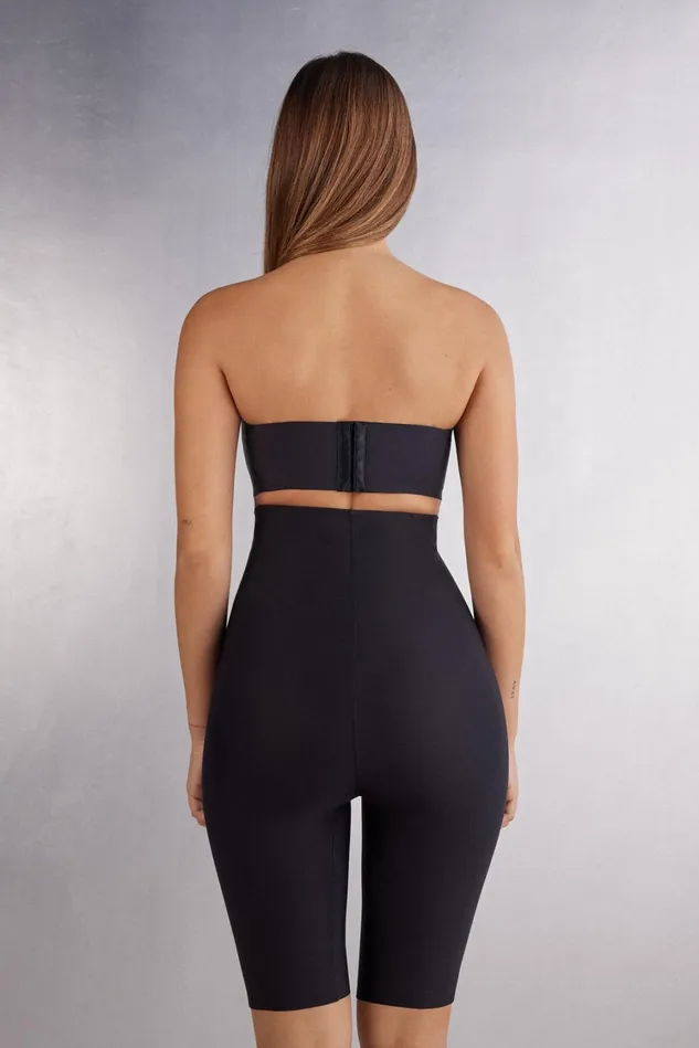 Intimissimi Boyshorts and Hipsters Women Shaping Shorts In Seamless Microfiber Black 019 8211 Black