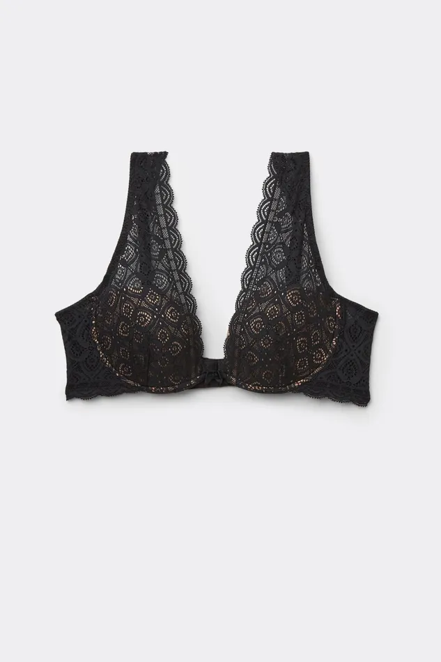 Intimissimi Bralette Women Elena Balconette Bra In Lace Black 019 8211 Black