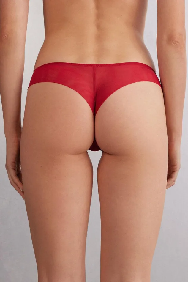 Intimissimi Brazilian Cut Women Intriguing Beauty Brazilian Red 9888 8211 Candy Apple Red