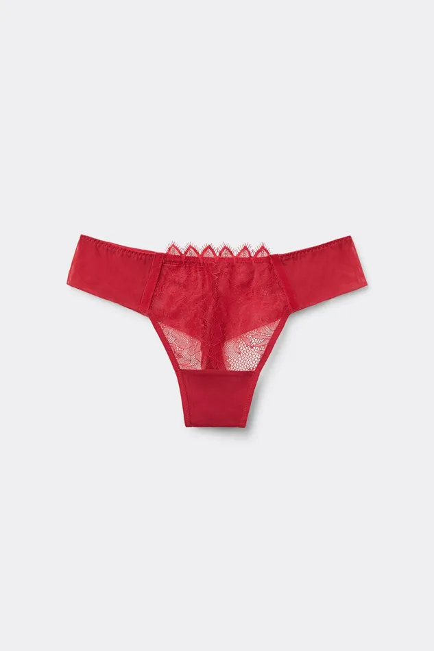 Intimissimi Brazilian Cut Women Intriguing Beauty Brazilian Red 9888 8211 Candy Apple Red