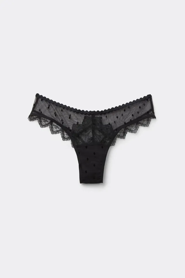 Intimissimi Brazilian Cut Women Winter Of Love Brazilian Black 019 8211 Black