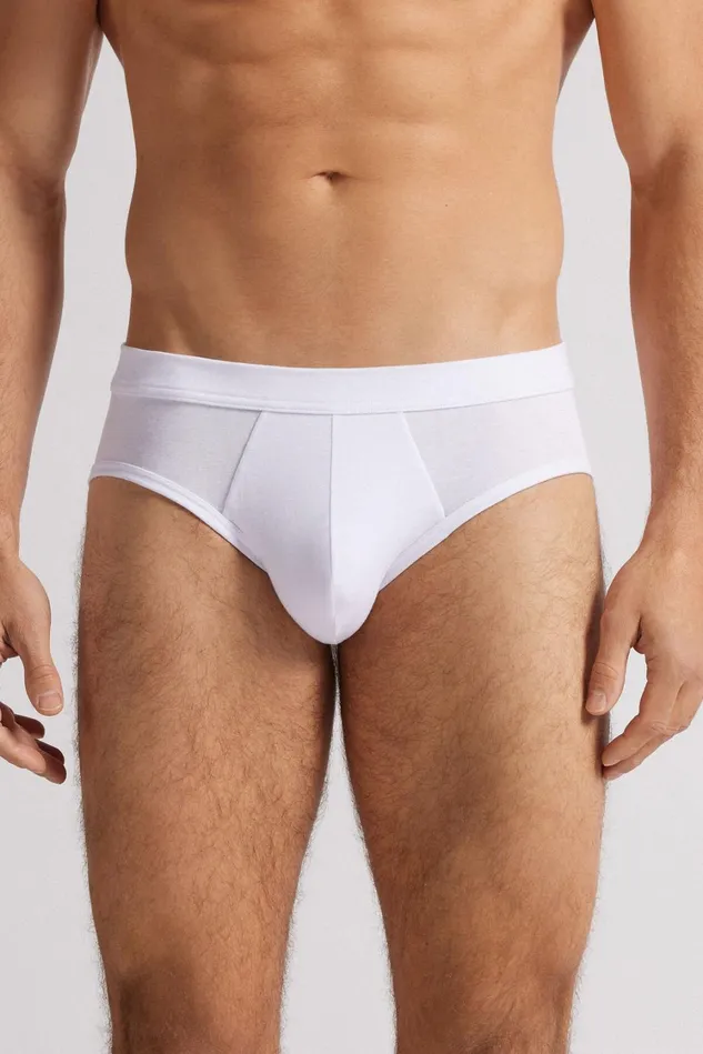 Intimissimi Briefs Men Soft Silk Briefs White 001 8211 White