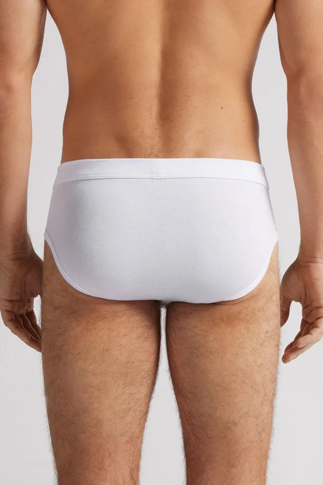 Intimissimi Briefs Men Soft Silk Briefs White 001 8211 White