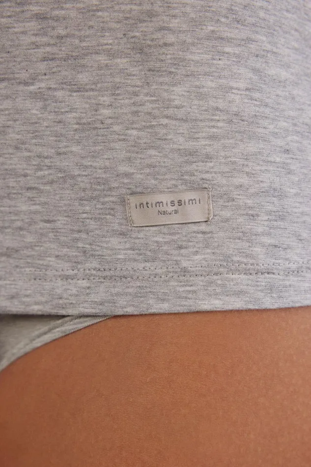 Intimissimi Camisoles Tank Tops Women Cotton Tank Top Grey 031 8211 Light Heathered Grey