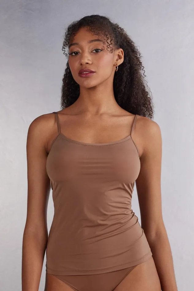 Intimissimi Camisoles Tank Tops Women Ultralight Microfiber Top Natural 502i 8211 Caramel Intimissimi Camisoles Tank Tops Women Ultralight Microfiber Top Natural 502i 8211 Caramel