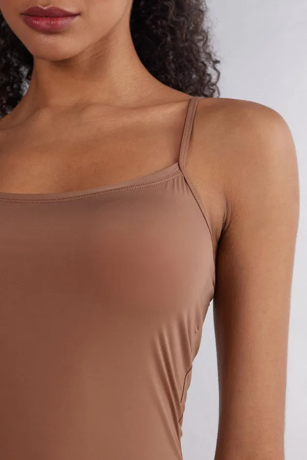 Intimissimi Camisoles Tank Tops Women Ultralight Microfiber Top Natural 502i 8211 Caramel