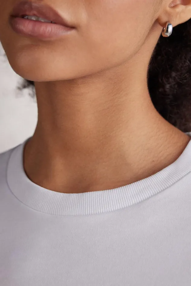 Intimissimi Long Sleeve Tops Women Long Sleeve Top In Cotton White 001 8211 White