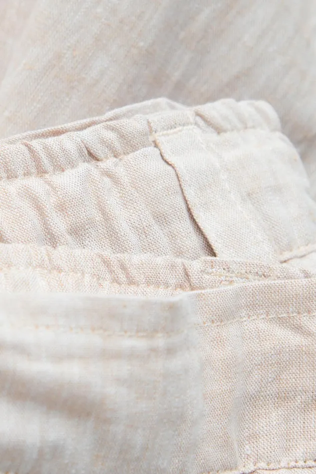 Intimissimi Pants Men Full Length Linen And Cotton Pants Natural 917i 8211 Linen White