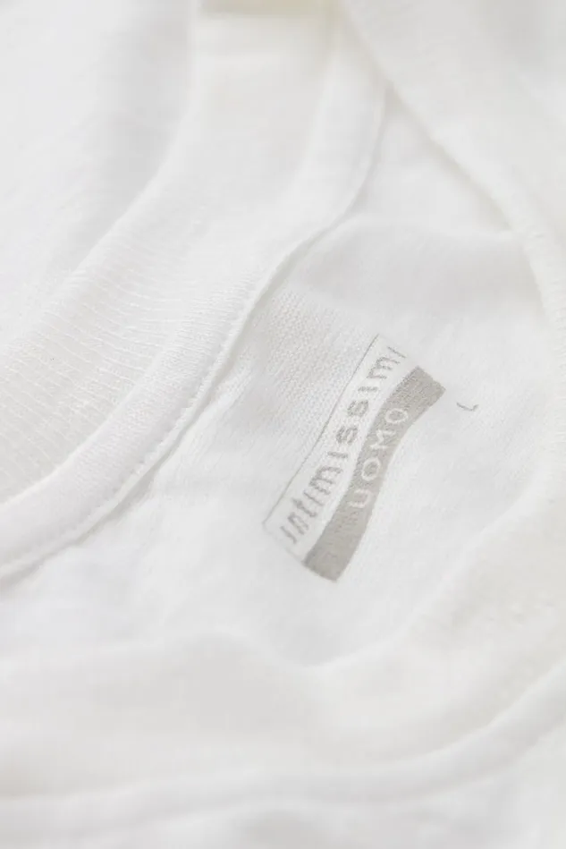 Intimissimi TShirts Polos Men Linen TShirt White 001 8211 White