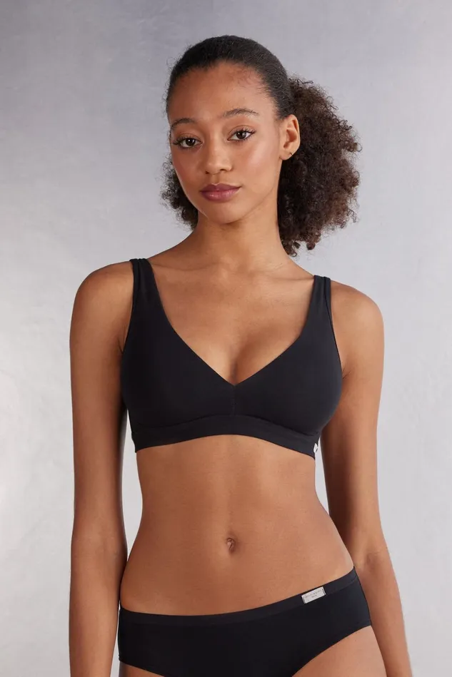 Intimissimi Triangle Women Lara Cotton Triangle Bra Black 019 8211 Black