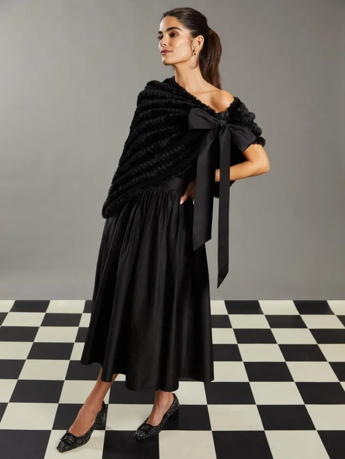 JMcLaughlin Alex Silk Skirt RSVP X Steven Stolman Black Women Skirts and Skorts JMcLaughlin Alex Silk Skirt RSVP X Steven Stolman Black Women Skirts and Skorts