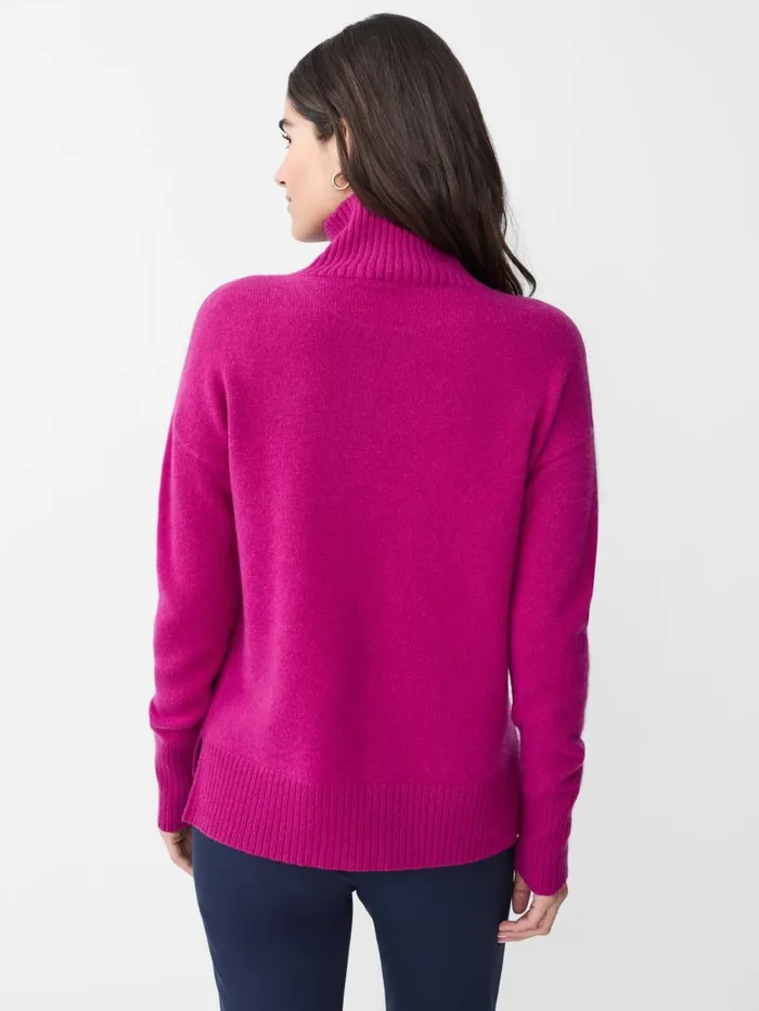 JMcLaughlin Dina Cashmere Turtleneck Violet Women Sweaters JMcLaughlin Dina Cashmere Turtleneck Violet Women Sweaters