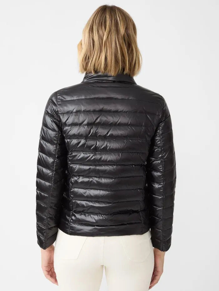 JMcLaughlin Hayes Puffer Jacket Shiny Black Women Jackets and Outerwear JMcLaughlin Hayes Puffer Jacket Shiny Black Women Jackets and Outerwear