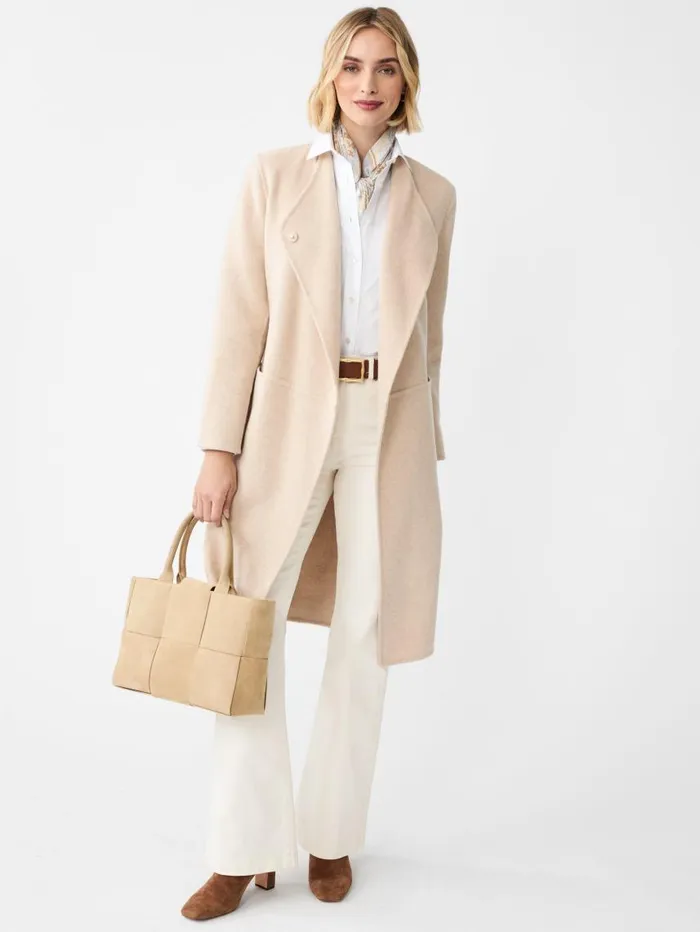 JMcLaughlin Iryna Wool Coat Sand Women Jackets and Outerwear JMcLaughlin Iryna Wool Coat Sand Women Jackets and Outerwear
