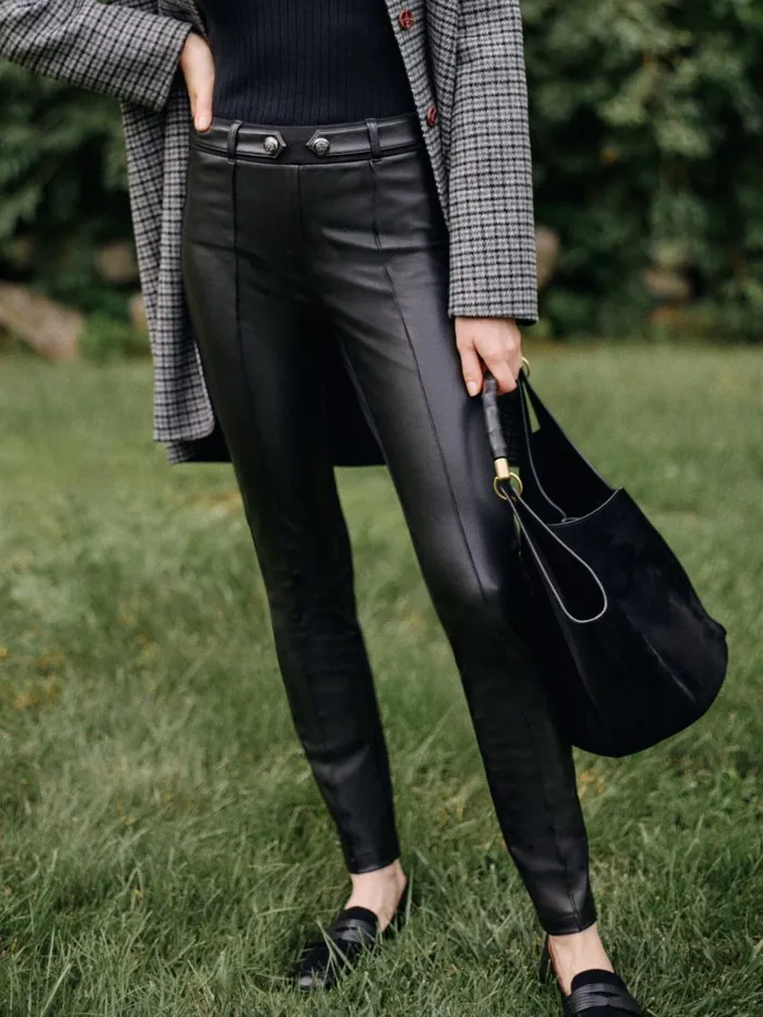 JMcLaughlin Jules Vegan Leather Leggings Black Women Pants