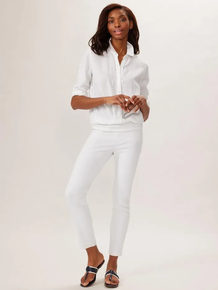 JMcLaughlin Masie Pants White Women Pants