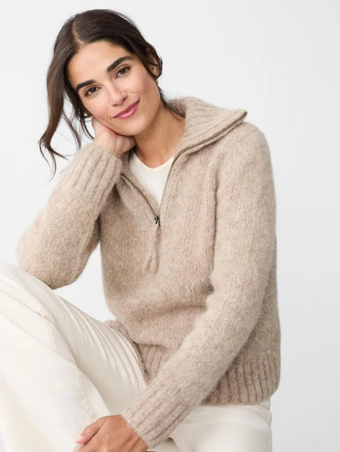 JMcLaughlin St Moritz Sweater Taupe Women Sweaters JMcLaughlin St Moritz Sweater Taupe Women Sweaters